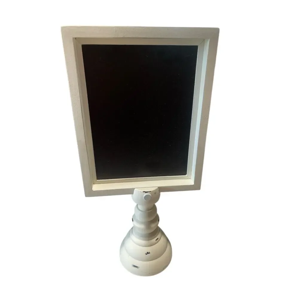 New Chalk Couture 5.5 X 7.5 Framed Boutique Board and Distress Pillar Stand